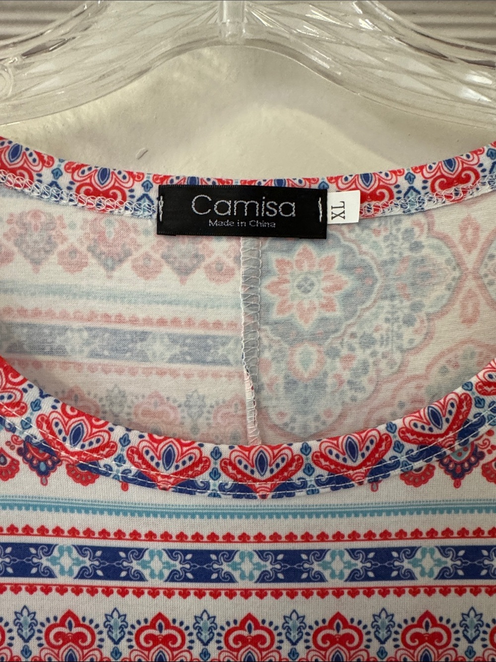 Camisa Boho Medallion Pocket Swing Dress Sleeveless Coastal Festival Beach Sz XL - Picture 4 of 9